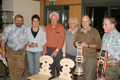 Ernst und Marlis Zurbuchen, Niederried (3.); Hansrudolf Dhler und Hans von Allmen, Oberried, Sieger und Jassmeister 2006; Werner Tnnler und Alex Rufibach, Innertkirchen, (2.) (vlnr).